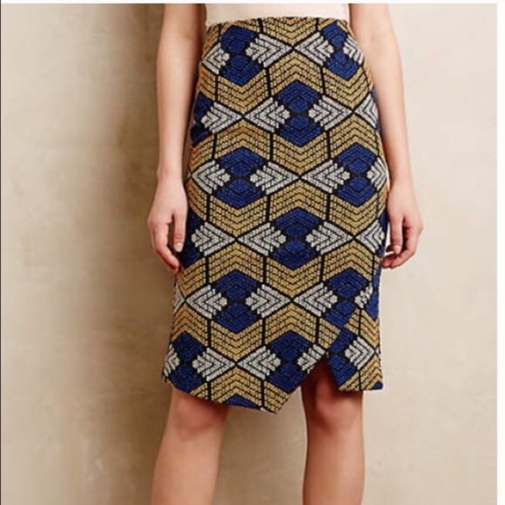 Anthropologie Maeve Kanara pencil skirt